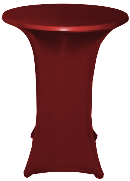 Tischdecke Stehtische Schrumpfmodell Mars bordeaux